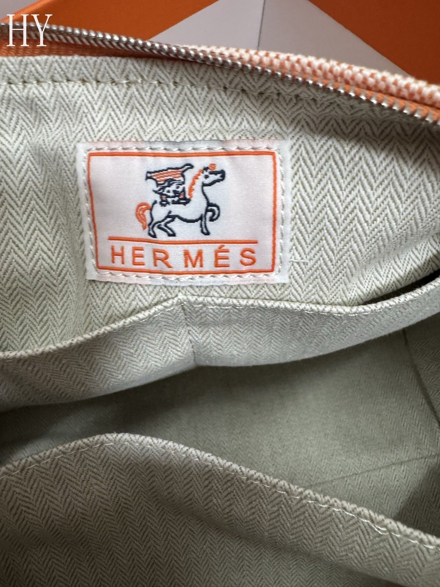 Hermès Canvas Large Bride-a-Brac Case 586054-4 Hermès Canvas Large Bride-a-Brac Case 586054-4