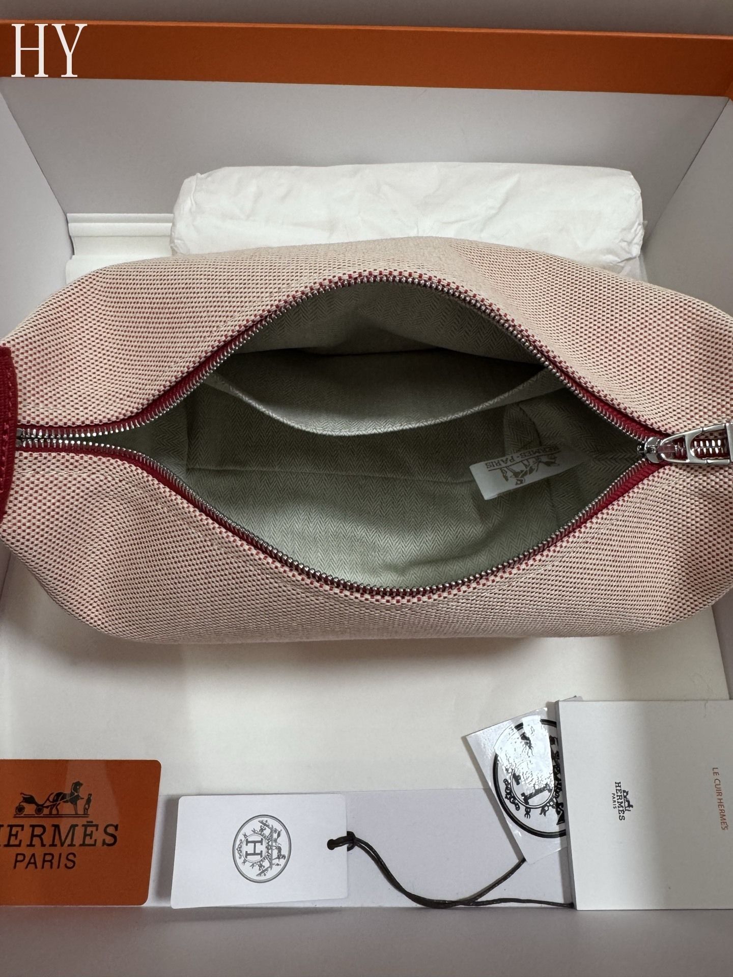 Hermès Canvas Large Bride-a-Brac Case 586054-5 Hermès Canvas Large Bride-a-Brac Case 586054-5