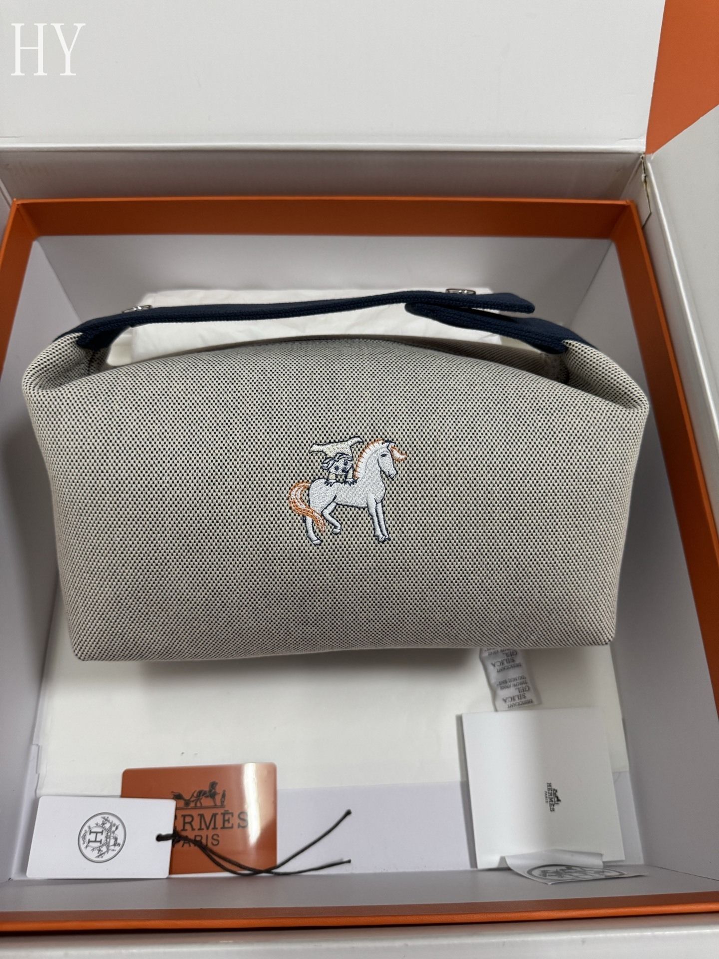 Hermès Canvas Large Bride-a-Brac Case 586054-5 Hermès Canvas Large Bride-a-Brac Case 586054-5