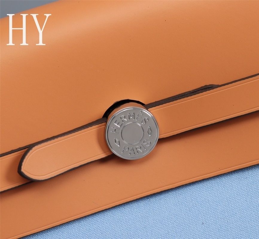 Hermes Blue Canvas and Natural Calfskin Leather Herbag Zip PM Bag 586085 Hermes Blue Canvas and Natural Calfskin Leather Herbag Zip PM Bag 586085