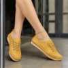 Floral Women’s Mesh Sneakers, Comfortable Athletic Shoes for Casual Wear, Trendy Gym Footwear H0088