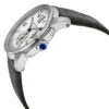 cartier 42 mm calibre de cartier silver dial black leather mens watch w7100037 2 result