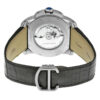 cartier 42 mm calibre de cartier silver dial black leather mens watch w7100037 3 result