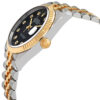 rolex datejust 36 black diamond dial mens stainless steel and 18kt yellow gold jubilee watch 126233bkdj 2