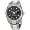 rolex skydweller black dial automatic mens oyster watch 326934bkso