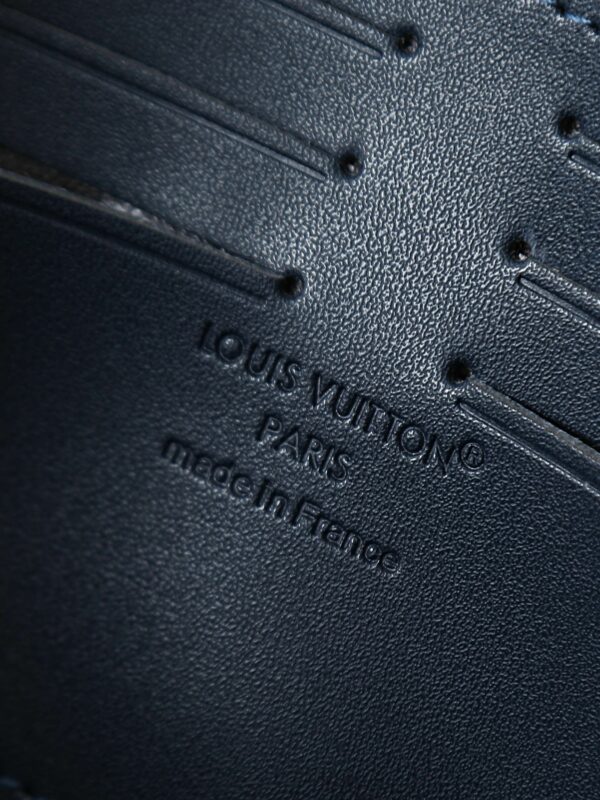 LV Zippy Wallet Monogram Shadow Navy Blue 28777 QA