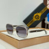 Luxury Rimless Gradient Sunglasses With Gold Detail