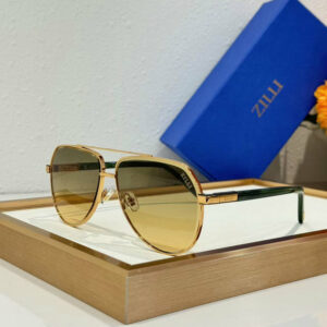 Zilli Luxury Metal Aviator Sunglasses 605160000