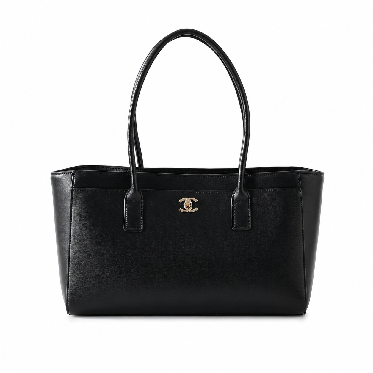 CN Spring Summer 2026 Small Shopping Bag in Black CN Spring Summer 2026 Small Shopping Bag in Black