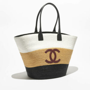 CN Coco Beach 2026 Raffia Shopping Bag