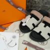 HM Kelly Sandal Black Gold Hardware