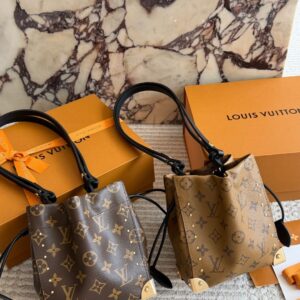 LV Noé Trunk PM Monogram Reverse Canvas