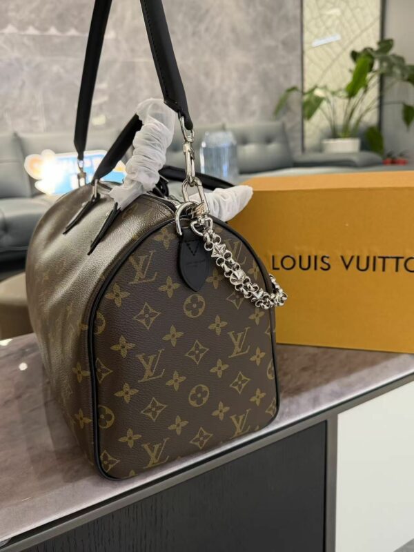 LV Speedy Soft 30 Dark Monogram L5466 TEN