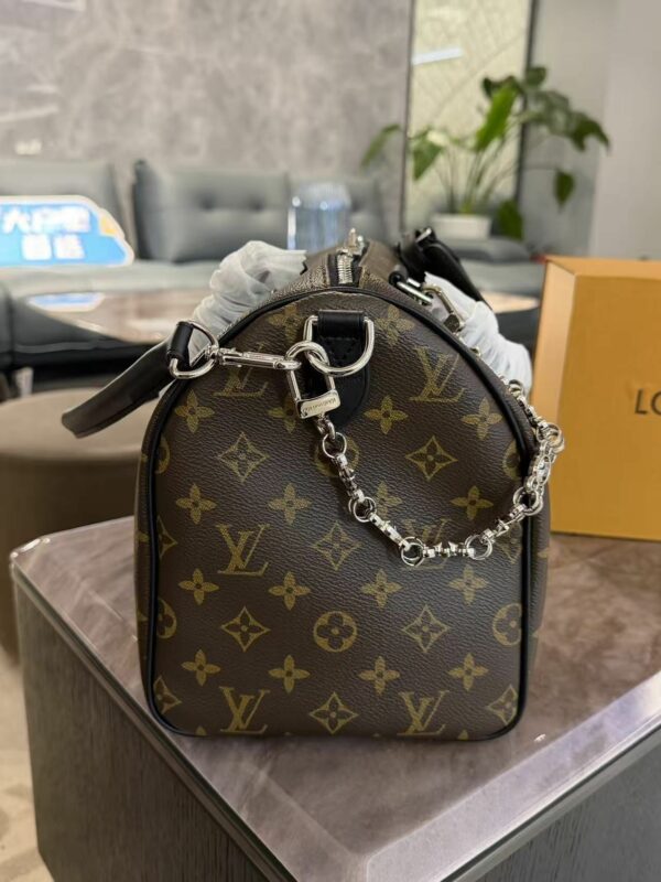 LV Speedy Soft 30 Dark Monogram L5466 TEN