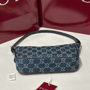 GG Lady Lunetta Small Denim Shoulder Bag KK03250