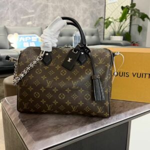 LV Speedy Soft 30 Dark Monogram L5466