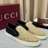 GG Slip-On Sneaker Black GG Monogram Canvas with Black Leather Trim GG Slip-On Sneaker Black GG Monogram Canvas with Black Leather Trim