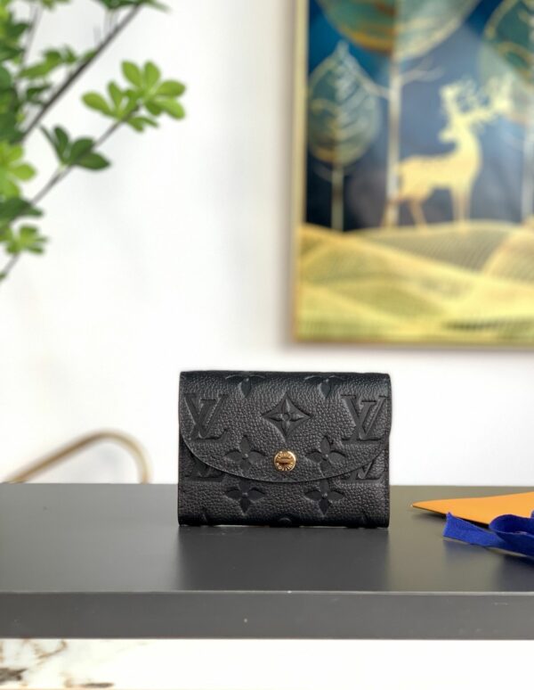 LV Rosalie Coin Purse in Black Monogram Empreinte M81520E67 LV Rosalie Coin Purse in Black Monogram Empreinte M81520E67