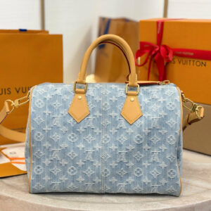 LV Speedy Soft 30 Monogram Denim Bag BC
