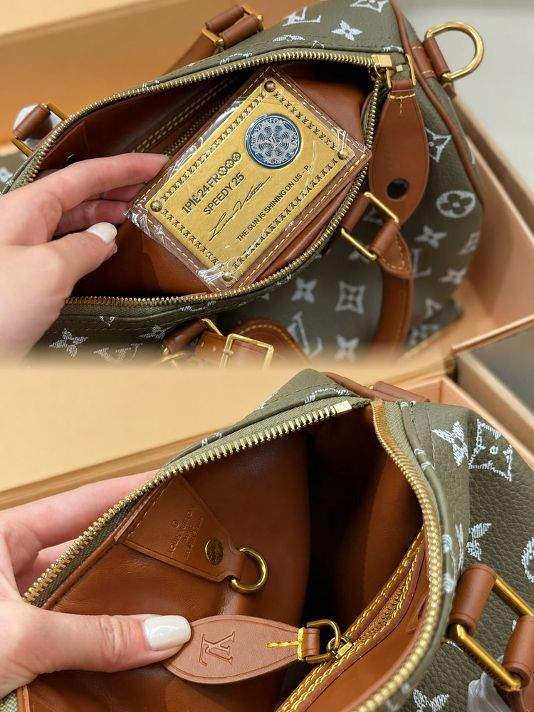 LV Speedy P9 Bandoulière 25 Monogram Canvas Khaki LV267301 QA LV Speedy P9 Bandoulière 25 Monogram Canvas Khaki LV267301 QA