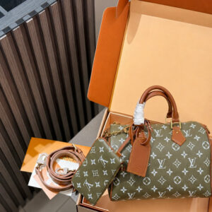 LV Speedy P9 Bandoulière 25 Monogram Canvas Khaki LV267301 QA