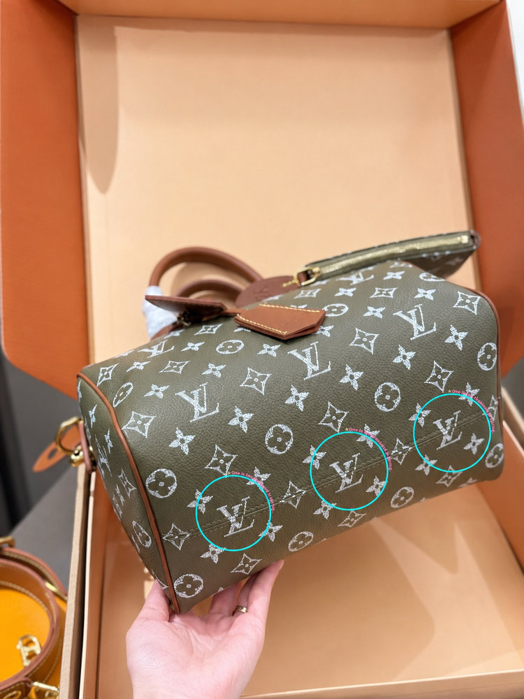 LV Speedy P9 Bandoulière 25 Monogram Canvas Khaki LV267301 QA LV Speedy P9 Bandoulière 25 Monogram Canvas Khaki LV267301 QA