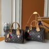 LV Papillon Ostrich Leather Handbag Set – Light Blue M26037-M26451-M26359 BC