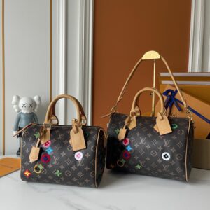 LV Speedy Bandoulière Monogram Patch Embroidery Handbag M13282-M15241 BC