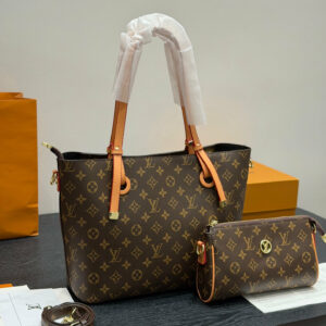 LV Monogram Tote Bag with Pouch LV267297 QA
