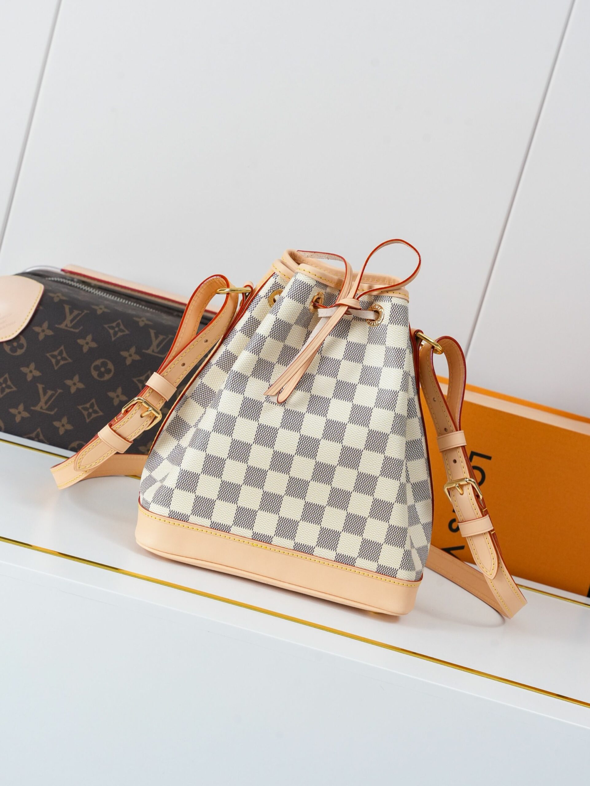 LV Noé BB Bag in Damier Azur Canvas KK03850 LV Noé BB Bag in Damier Azur Canvas KK03850