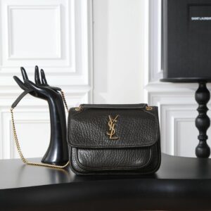 YSL Cassandre Small Flap Chain Bag in Grained Leather KK04750