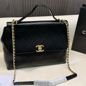 CN Vintage Quilted Kelly Top Handle Flap Bag CC268111 QA
