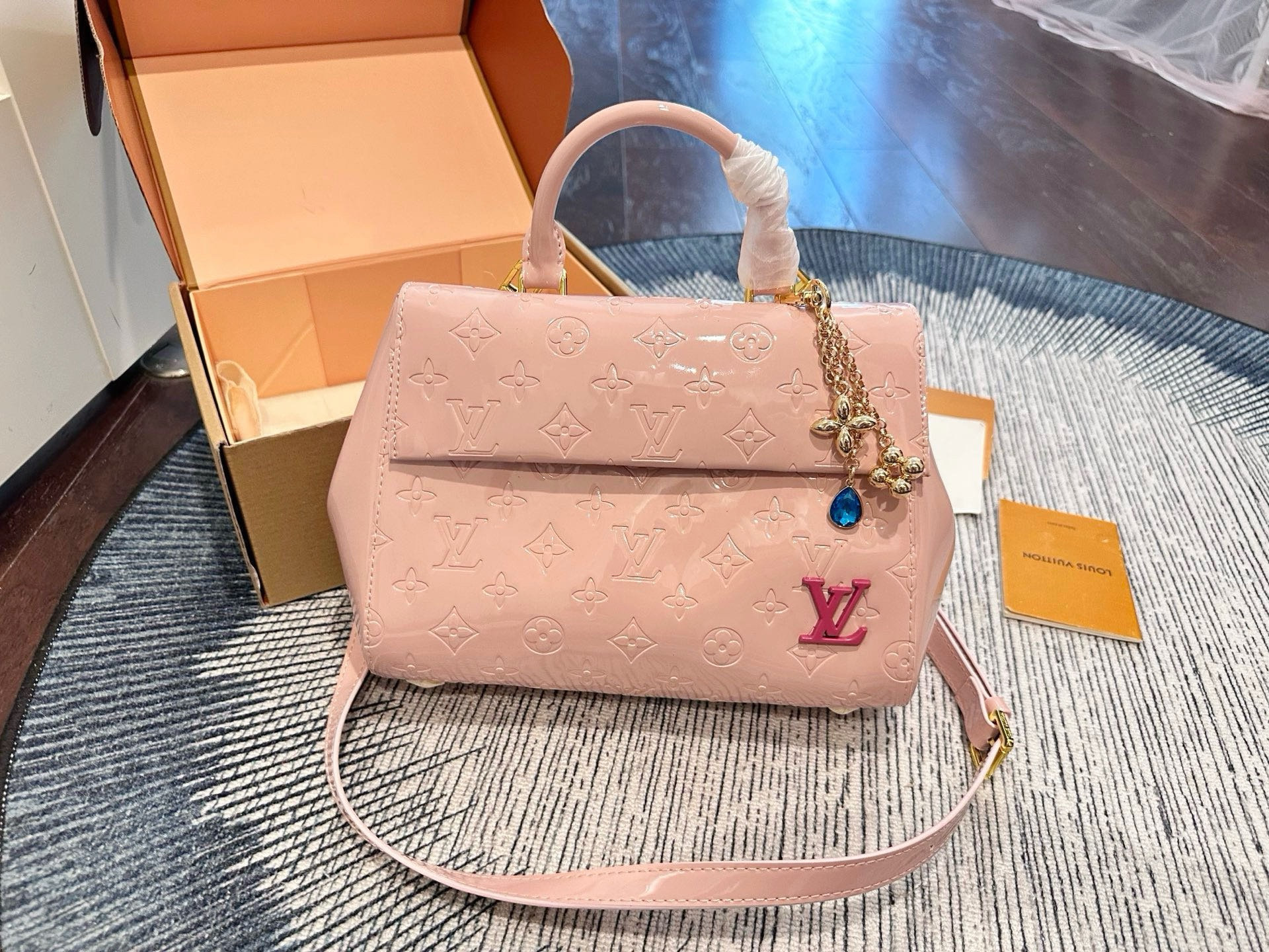 LV Handbag Nano Madeleine Monogram Empreinte Leather LV268105 QA LV Handbag Nano Madeleine Monogram Empreinte Leather LV268105 QA