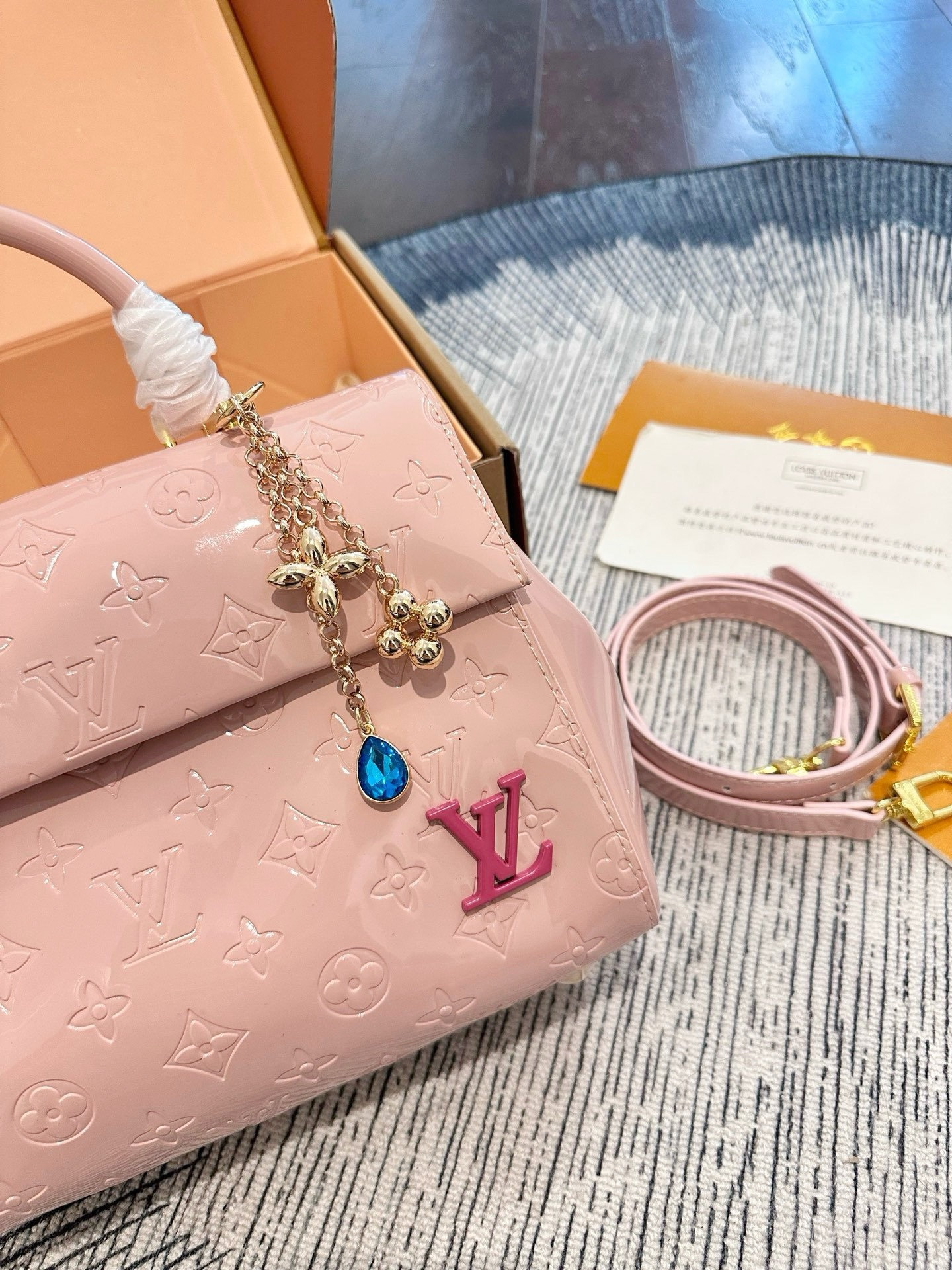 LV Handbag Nano Madeleine Monogram Empreinte Leather LV268105 QA LV Handbag Nano Madeleine Monogram Empreinte Leather LV268105 QA