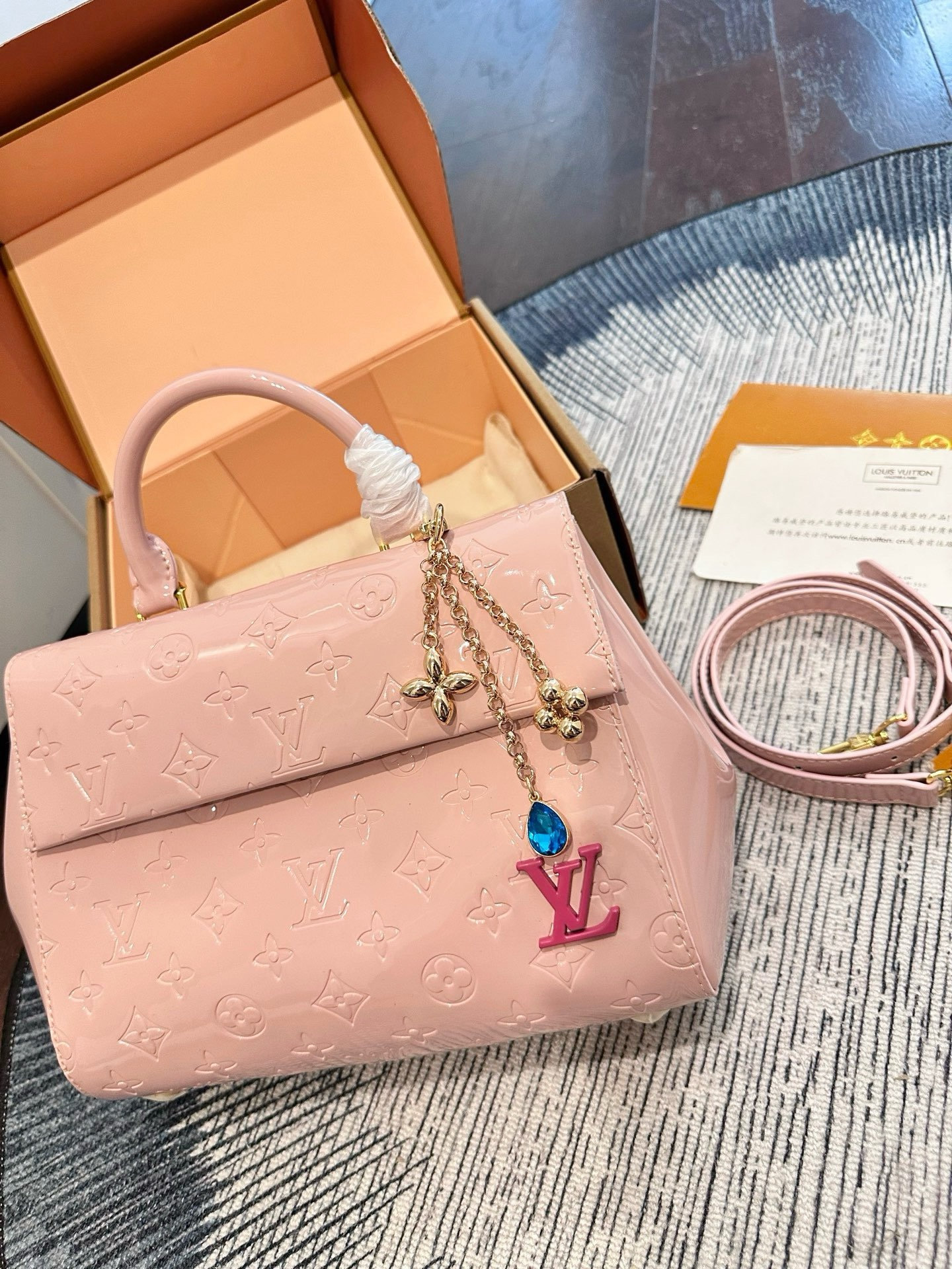 LV Handbag Nano Madeleine Monogram Empreinte Leather LV268105 QA LV Handbag Nano Madeleine Monogram Empreinte Leather LV268105 QA