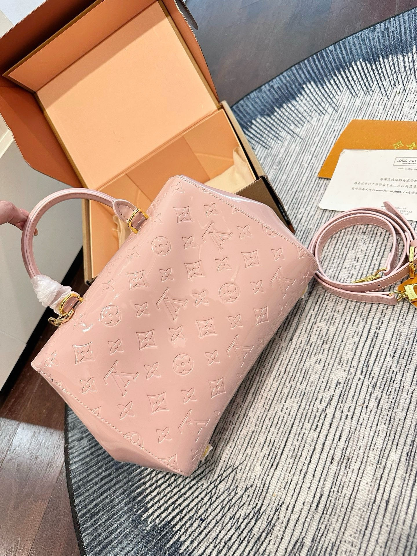 LV Handbag Nano Madeleine Monogram Empreinte Leather LV268105 QA LV Handbag Nano Madeleine Monogram Empreinte Leather LV268105 QA