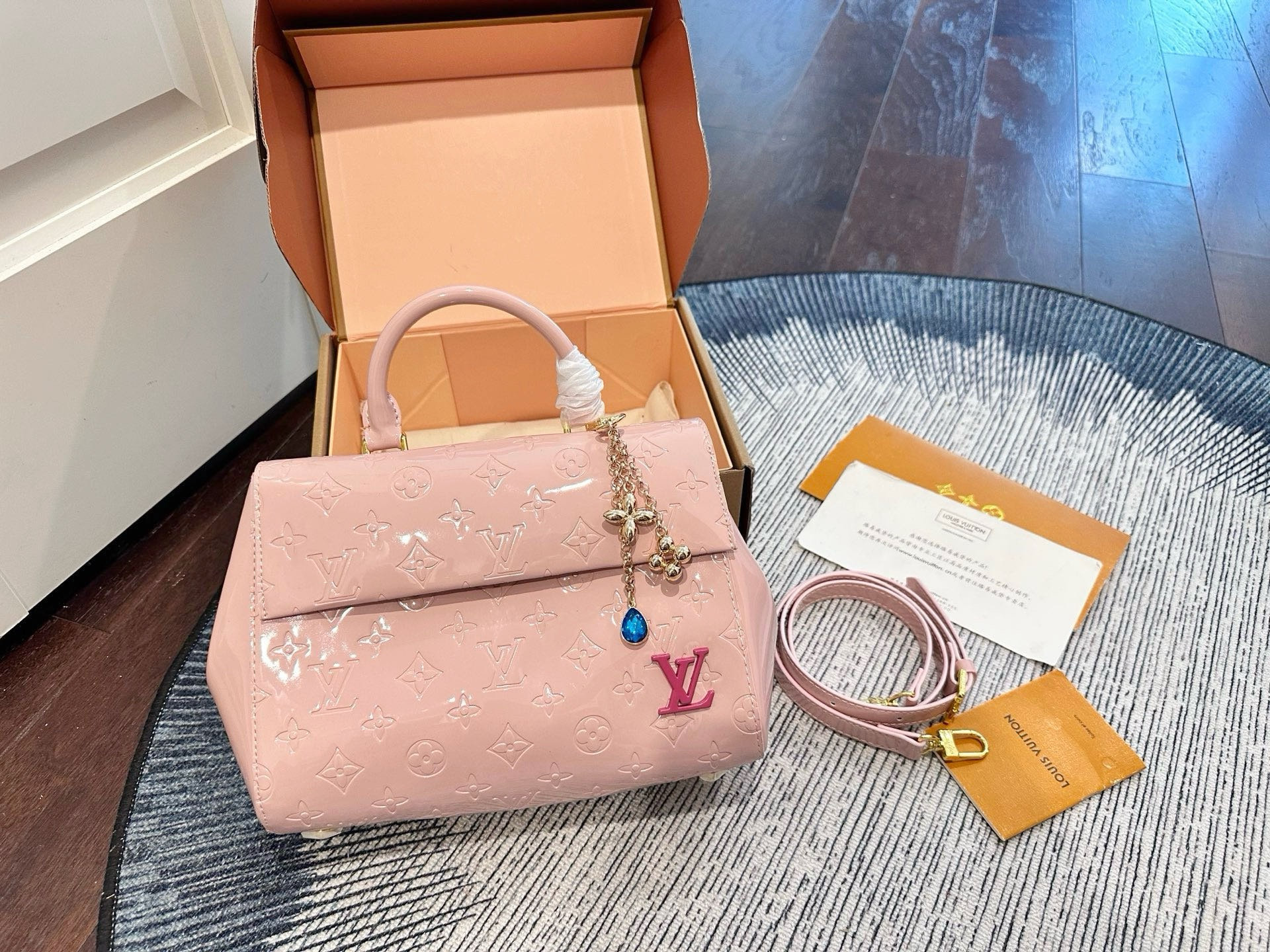 LV Handbag Nano Madeleine Monogram Empreinte Leather LV268105 QA LV Handbag Nano Madeleine Monogram Empreinte Leather LV268105 QA