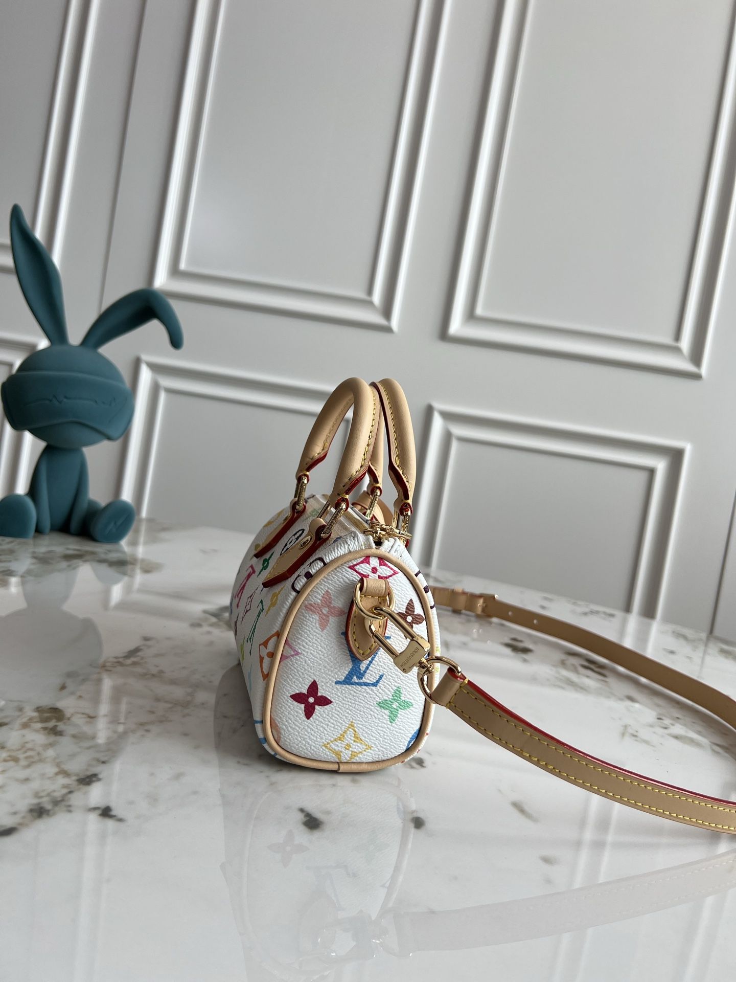 LV x TM Nano Speedy Multicolor Monogram Canvas Bag DMB3203250 LV x TM Nano Speedy Multicolor Monogram Canvas Bag DMB3203250