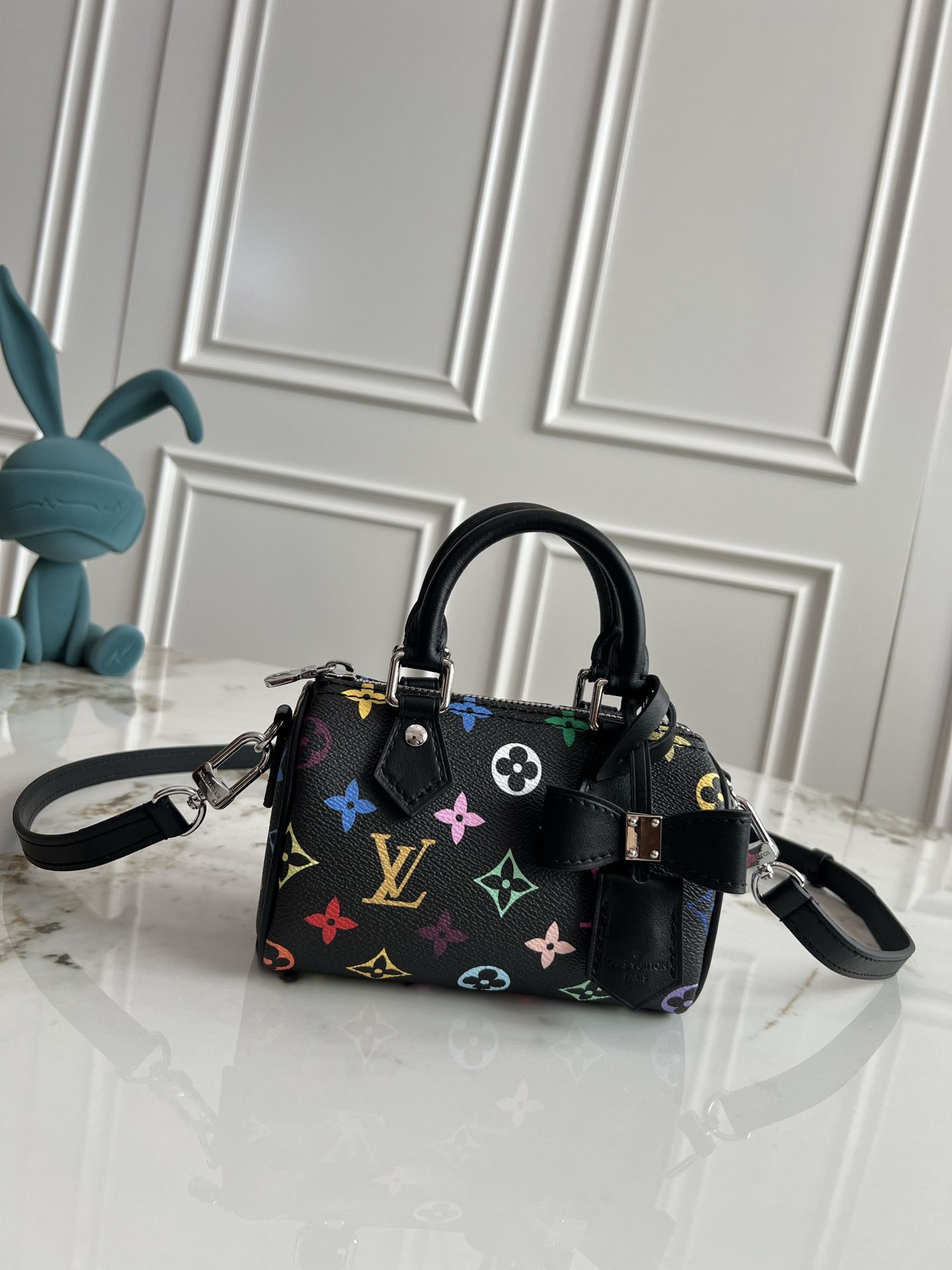 LV x TM Nano Speedy Multicolor Monogram Canvas Bag DMB3203250 LV x TM Nano Speedy Multicolor Monogram Canvas Bag DMB3203250