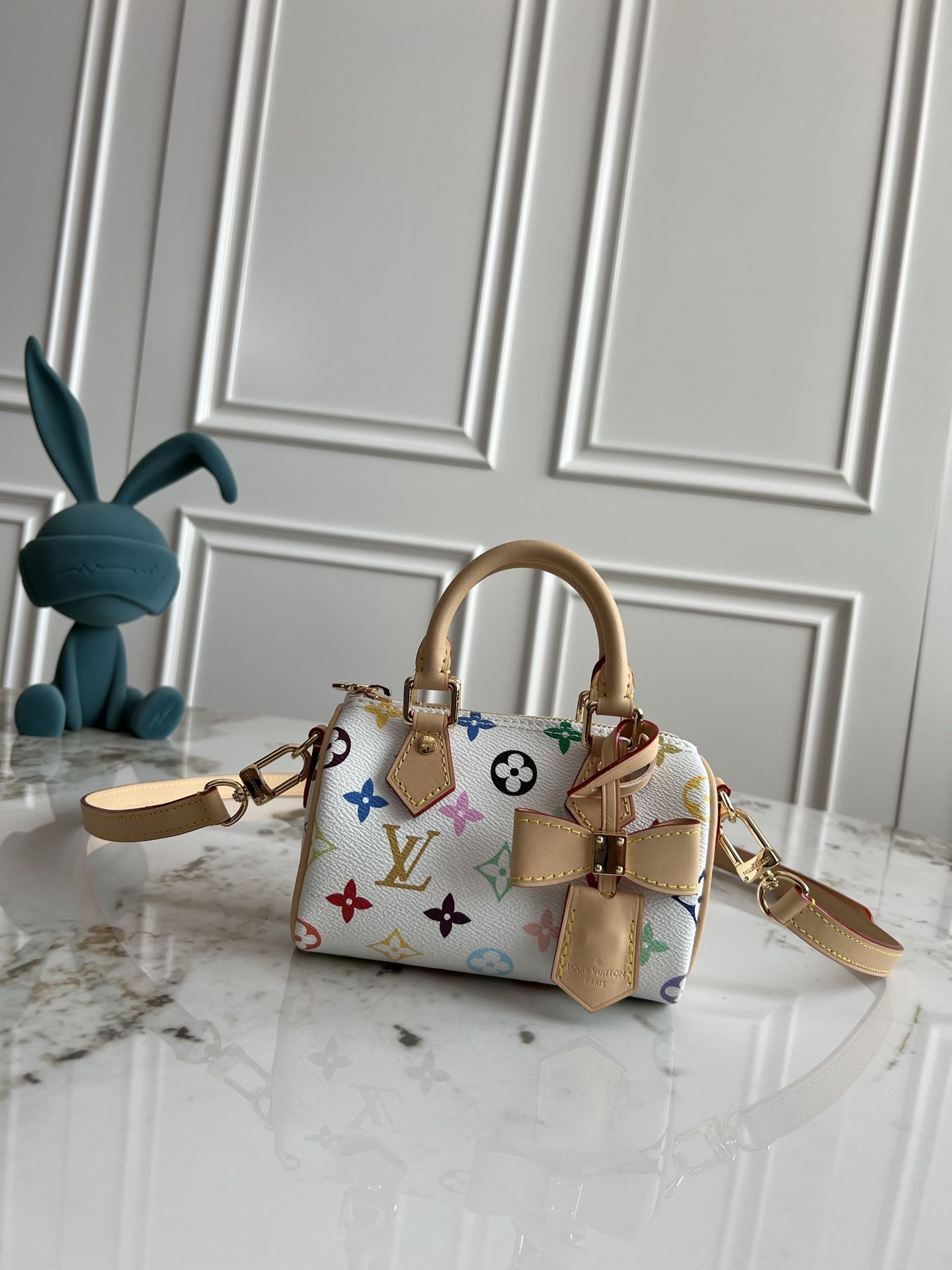 LV x TM Nano Speedy Multicolor Monogram Canvas Bag DMB3203250 LV x TM Nano Speedy Multicolor Monogram Canvas Bag DMB3203250