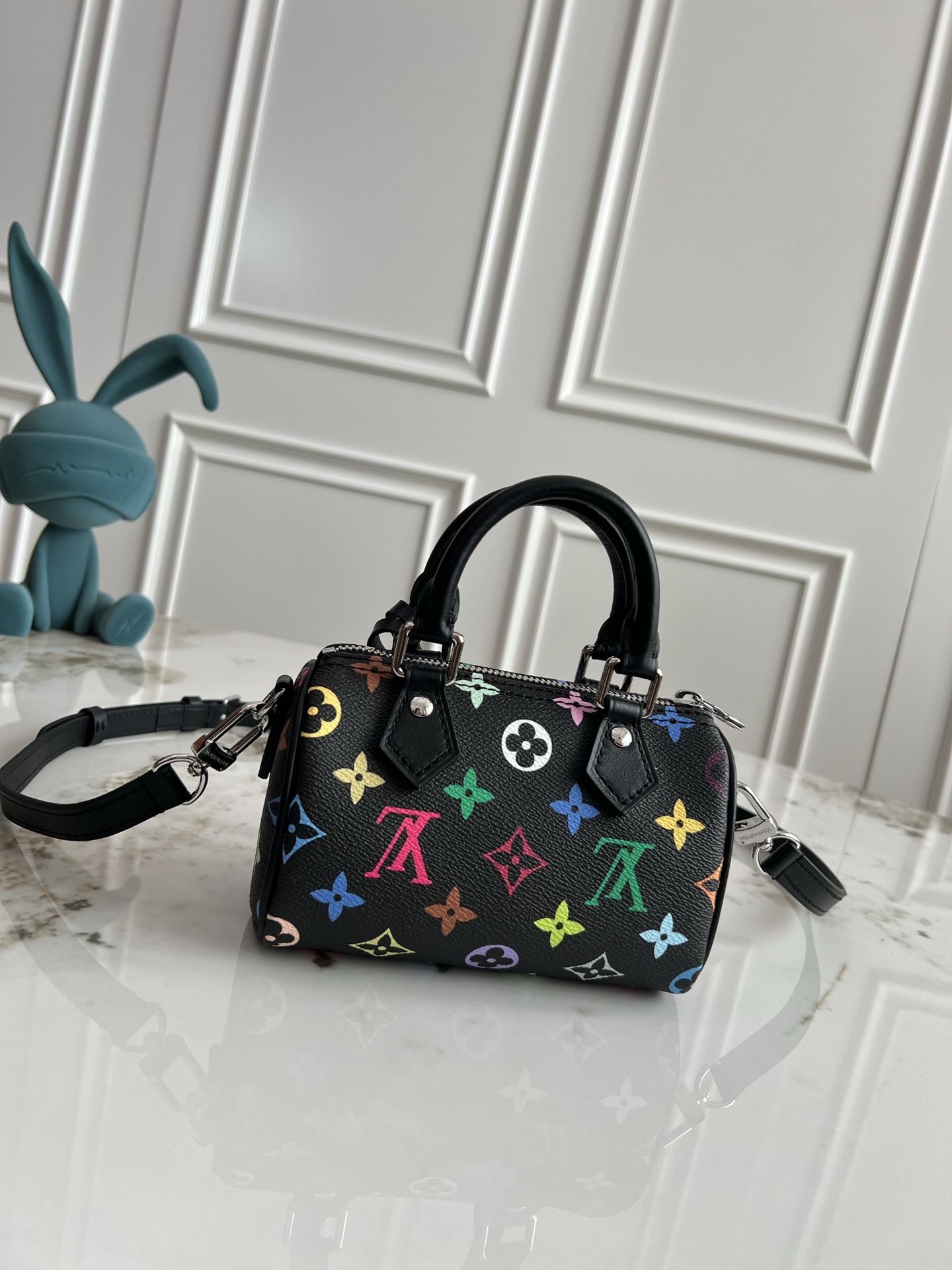 LV x TM Nano Speedy Multicolor Monogram Canvas Bag DMB3203250 LV x TM Nano Speedy Multicolor Monogram Canvas Bag DMB3203250