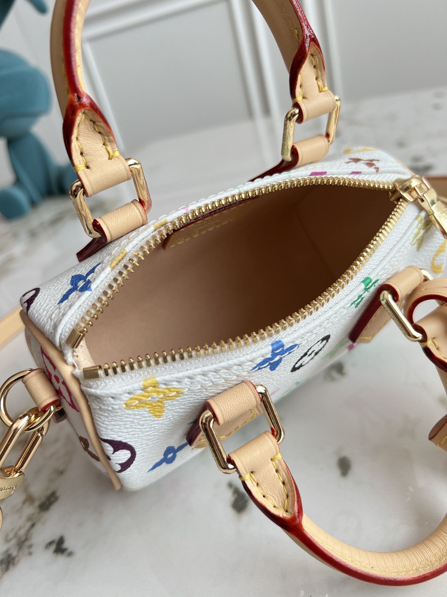 LV x TM Nano Speedy Multicolor Monogram Canvas Bag DMB3203250 LV x TM Nano Speedy Multicolor Monogram Canvas Bag DMB3203250