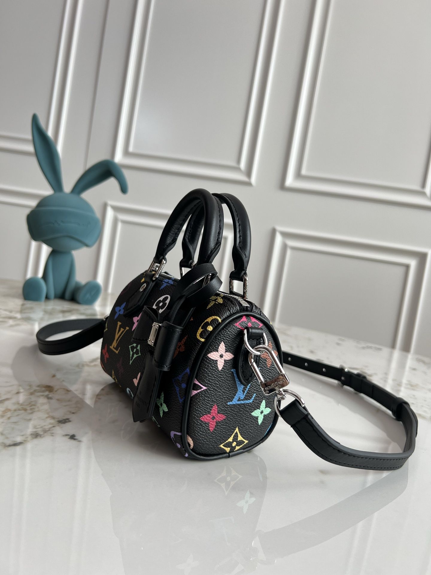 LV x TM Nano Speedy Multicolor Monogram Canvas Bag DMB3203250 LV x TM Nano Speedy Multicolor Monogram Canvas Bag DMB3203250
