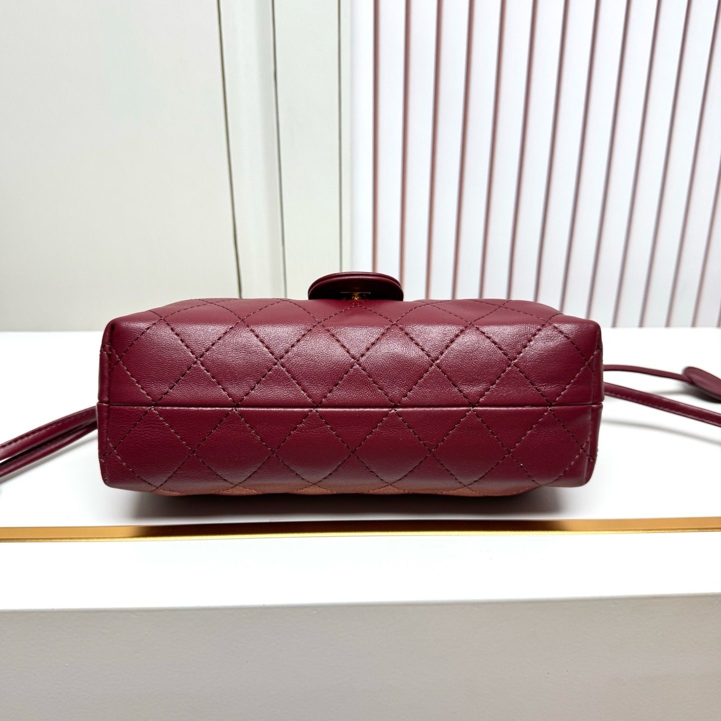 CN Quilted Drawstring Flap Shoulder Bag KK02250 CN Quilted Drawstring Flap Shoulder Bag KK02250