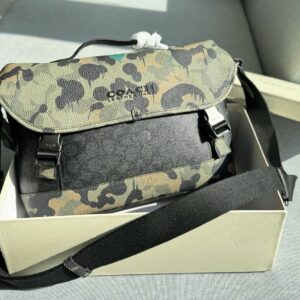 CA League Messenger With Camo Print Bag CA265-1 QA