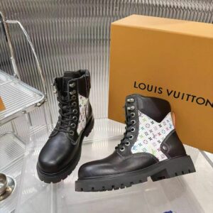 LV Squad Lace-Up Ankle Boot 01