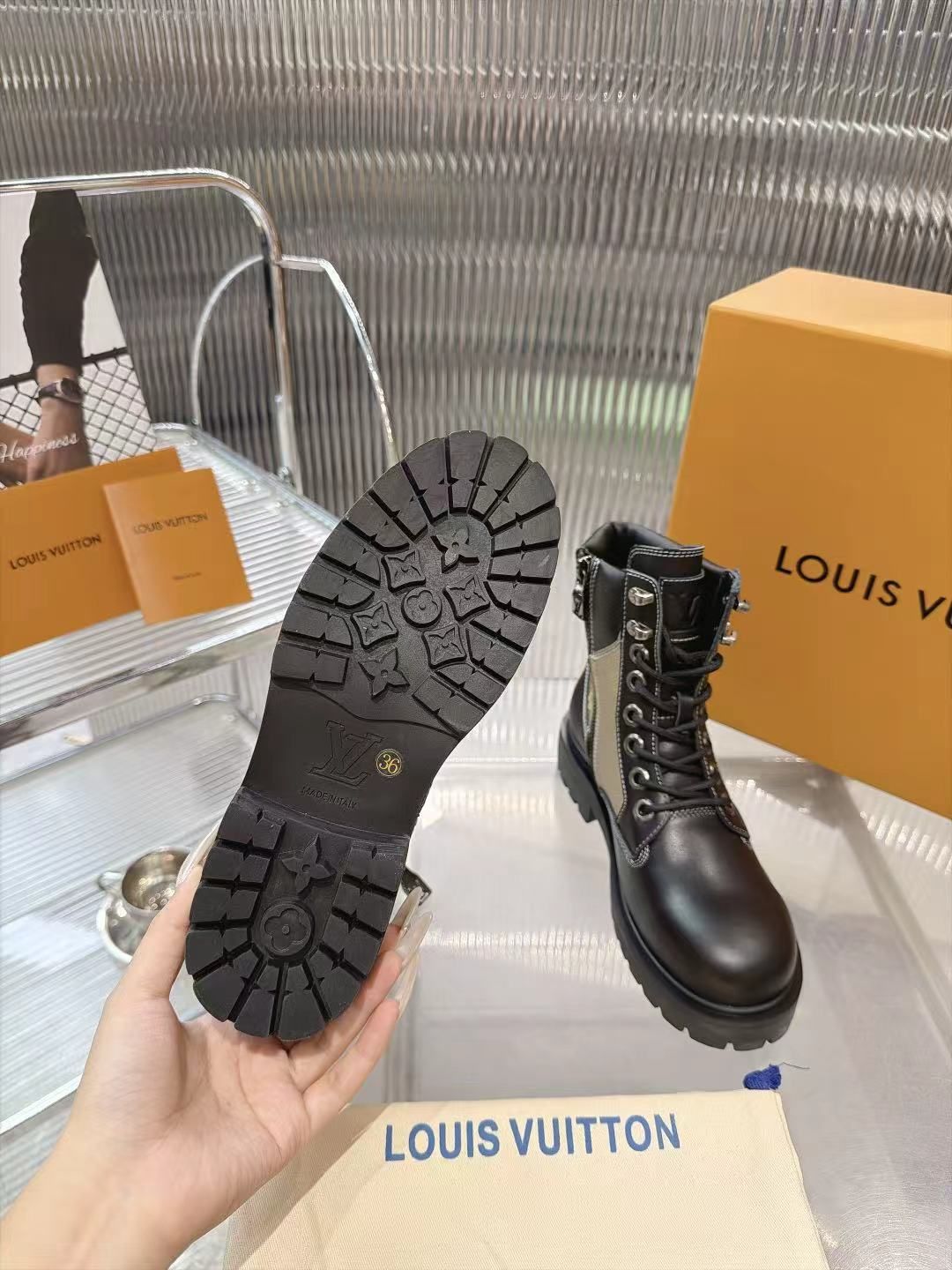 LV Squad Lace-Up Ankle Boot 01 LV Squad Lace-Up Ankle Boot 01
