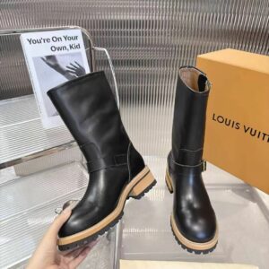 LV Biker High Boot
